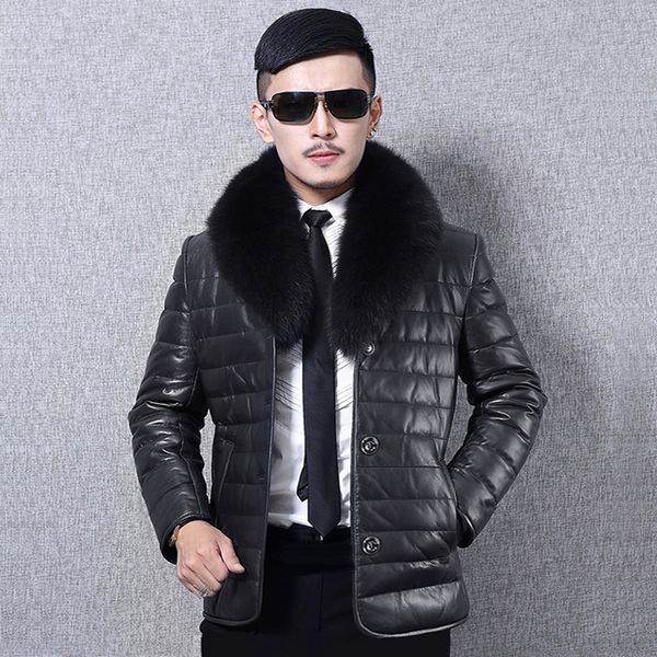 men coat leather business short coat outwear jacket warm pocket slim fit casual vintage retro, Black;brown
men coat leather business short coat outwear jacket warm pocket slim fit casual vintage retro, Black;brown