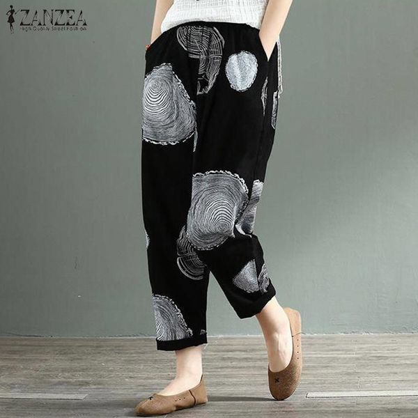 casual linen pants women's trousers zanzea 2019 vintage printed polka dot pantalon female elastic waist turnip pants plus size, Black;white
casual linen pants women's trousers zanzea 2019 vintage printed polka dot pantalon female elastic waist turnip pants plus size, Black;white