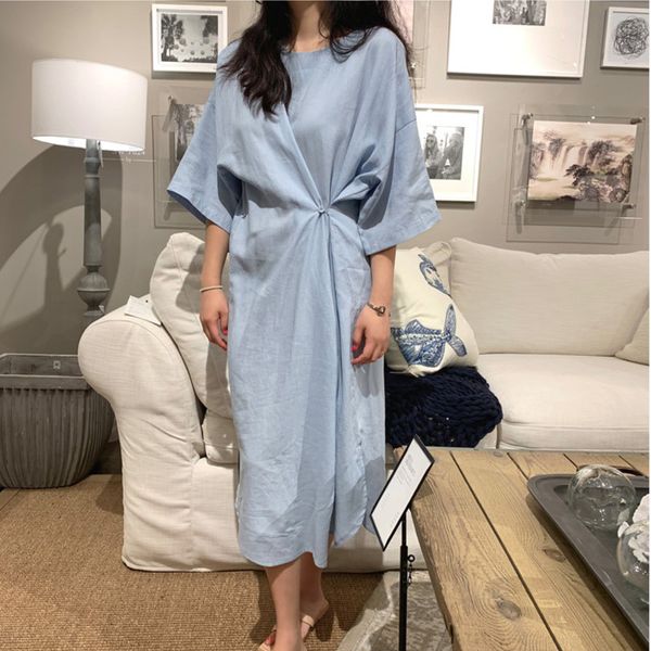 lanmrem loose irregular half sleeve buttons slim waist dresses for famale large size casual 2020 summer new korean dress yj147, Black;gray
lanmrem loose irregular half sleeve buttons slim waist dresses for famale large size casual 2020 summer new korean dress yj147, Black;gray