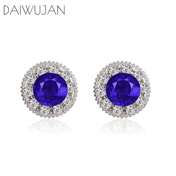 daiwujan zircon classic wedding women's stud earrings silver 925 jewely round red crystal earrings party engagement gifts, Golden;silver
daiwujan zircon classic wedding women's stud earrings silver 925 jewely round red crystal earrings party engagement gifts, Golden;silver