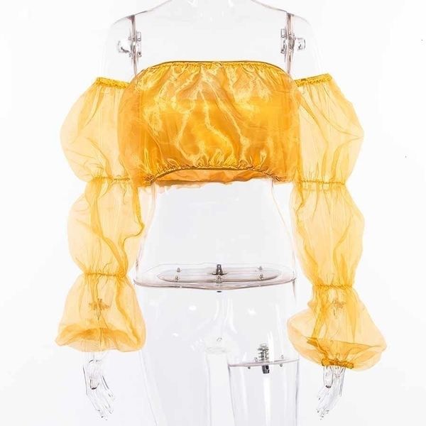 tank ladies tank fashion yellow women summer cropped casual feminino off shoulder mesh solid crop top, White
tank ladies tank fashion yellow women summer cropped casual feminino off shoulder mesh solid crop top, White