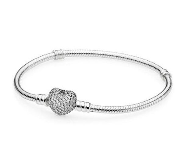 new original 925 sterling silver bracelet moments pave heart clasp with crystal bracelet bangle fit bead charm fashion jewelry, Golden;silver
new original 925 sterling silver bracelet moments pave heart clasp with crystal bracelet bangle fit bead charm fashion jewelry, Golden;silver