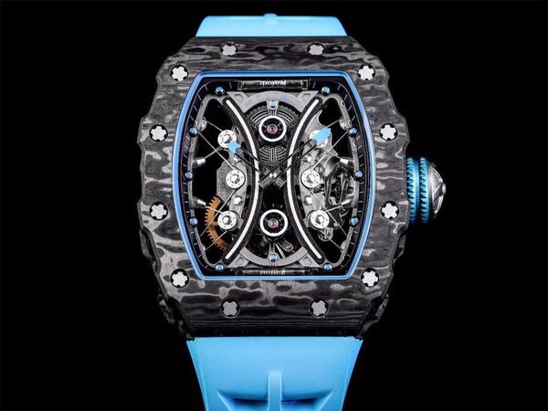 jb super rm53-01 men series montre de luxe sapphire glass carbon alloy watch case + movement watches (43x49x16mm) designer watches, Slivery;brown
jb super rm53-01 men series montre de luxe sapphire glass carbon alloy watch case + movement watches (43x49x16mm) designer watches, Slivery;brown
