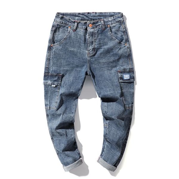 summer mens jeans fashion style streetwear solid color slim straight mens casual jeans plus size asian size, Blue
summer mens jeans fashion style streetwear solid color slim straight mens casual jeans plus size asian size, Blue