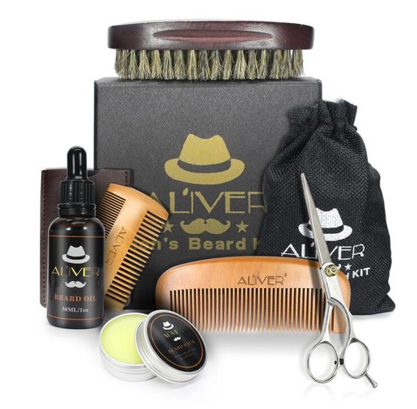 aliver natural organic beard oil beard wax balm scissors brush hair products leave-in conditioner for soft moisturize beard with retail box
aliver natural organic beard oil beard wax balm scissors brush hair products leave-in conditioner for soft moisturize beard with retail box