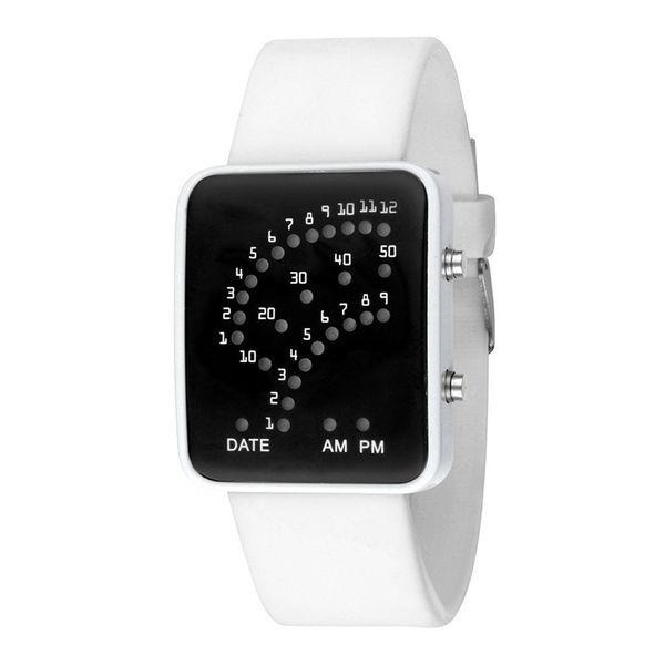 led electronic wrist watch sector binary digital waterproof fashion couple watches bmf88, Slivery;brown
led electronic wrist watch sector binary digital waterproof fashion couple watches bmf88, Slivery;brown
