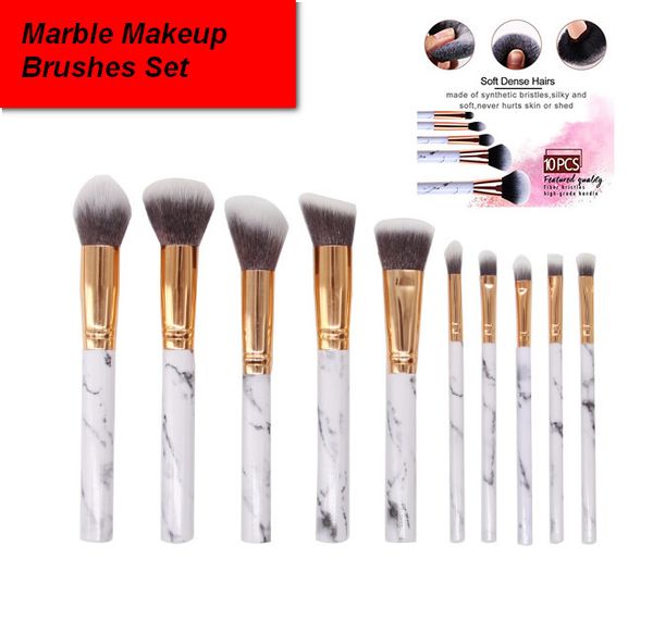 marble makeup brush set 10pcs professional face eye makeup brushes women makeup tool eeyshadow concealer eyeliner lip brush ouc137 dhl
marble makeup brush set 10pcs professional face eye makeup brushes women makeup tool eeyshadow concealer eyeliner lip brush ouc137 dhl