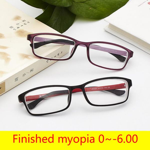 1 -1.5 -2 -2.5 to -6.0 ultralight tr90 finished myopia glasses for short-sight eyewear full frame glasses with degree, Silver 
1 -1.5 -2 -2.5 to -6.0 ultralight tr90 finished myopia glasses for short-sight eyewear full frame glasses with degree, Silver