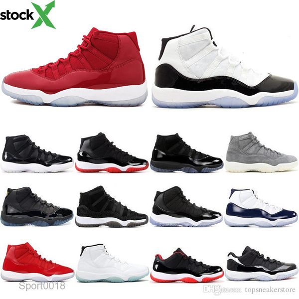 11 mens wonme 11s basketball shoes cap and gown prm heiress gym red chicago platinum tint space jams designer sneakers men sport shoes, Black
11 mens wonme 11s basketball shoes cap and gown prm heiress gym red chicago platinum tint space jams designer sneakers men sport shoes, Black