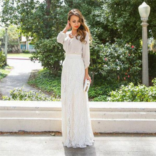 skirts white cotton long lace skirt summer beach retro wedding look pleated tulle female school maxi saia feminina, Black
skirts white cotton long lace skirt summer beach retro wedding look pleated tulle female school maxi saia feminina, Black