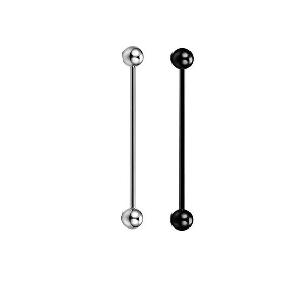 2pcs fashion titanium steel industrial cartilage earrings 42cm long barbell ear plugs silver black 1.6mm body piercing jewelry, Slivery;golden
2pcs fashion titanium steel industrial cartilage earrings 42cm long barbell ear plugs silver black 1.6mm body piercing jewelry, Slivery;golden