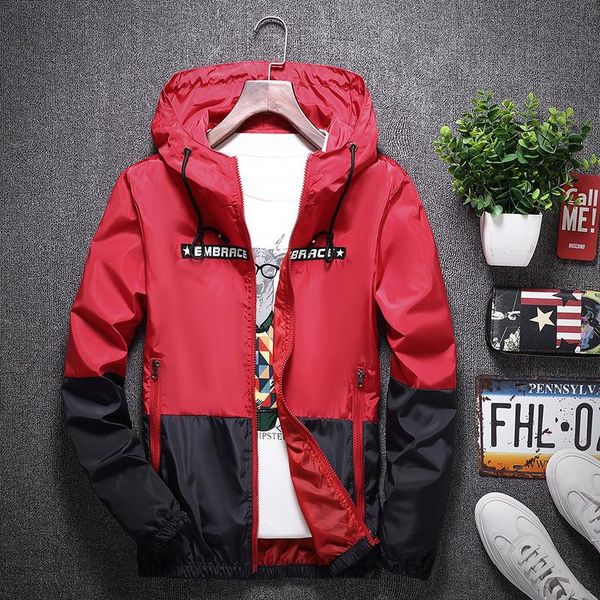 zipper new spring autumn bomber hooded jacket men casual slim patchwork windbreaker jacket male outwear zipper thin coat brand autumn, Black;brown
zipper new spring autumn bomber hooded jacket men casual slim patchwork windbreaker jacket male outwear zipper thin coat brand autumn, Black;brown