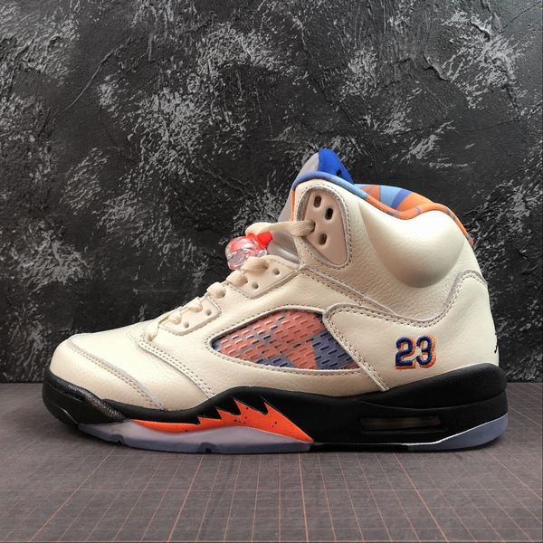 new arrival 5 v nicks white orange basketball shoes 136027-148 mens 5s international flight sports sneakers us7--13
new arrival 5 v nicks white orange basketball shoes 136027-148 mens 5s international flight sports sneakers us7--13
