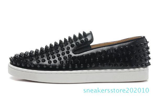 luxury designer red bottoms men women studded spikes flats shoes wedding party lovers genuine leather casual sneakers s10, Black
luxury designer red bottoms men women studded spikes flats shoes wedding party lovers genuine leather casual sneakers s10, Black