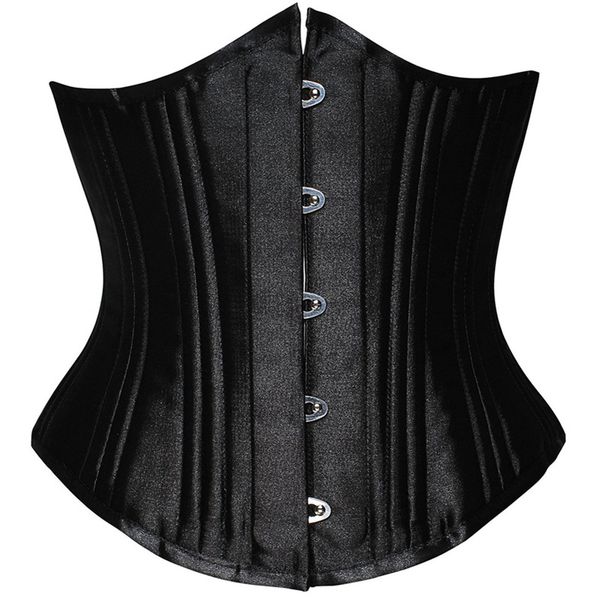 26 steel boned plus size padded waist trainer body shaper satin underbust corset women slim modeling strap belly slimming sheath belt black, Black;white
26 steel boned plus size padded waist trainer body shaper satin underbust corset women slim modeling strap belly slimming sheath belt black, Black;white