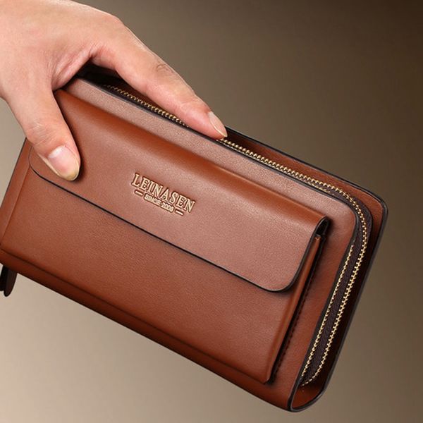 jhd-leinasen brand men wallets with coin pocket zipper double zipper male wallet long large men purse coin clutch bag, Red;black
jhd-leinasen brand men wallets with coin pocket zipper double zipper male wallet long large men purse coin clutch bag, Red;black