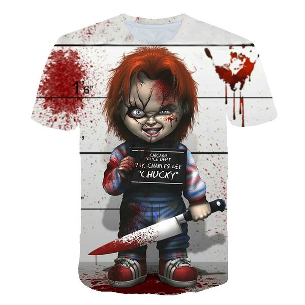 terror doll 3d printed t-shirt with multiple patterns and styles summer short sleeve t-shirt, White;black
terror doll 3d printed t-shirt with multiple patterns and styles summer short sleeve t-shirt, White;black