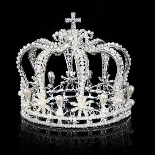 baroque cross crown bridal wedding hair jewelry banquet prom tiaras and crowns headband queen king round diadem, Golden;white
baroque cross crown bridal wedding hair jewelry banquet prom tiaras and crowns headband queen king round diadem, Golden;white