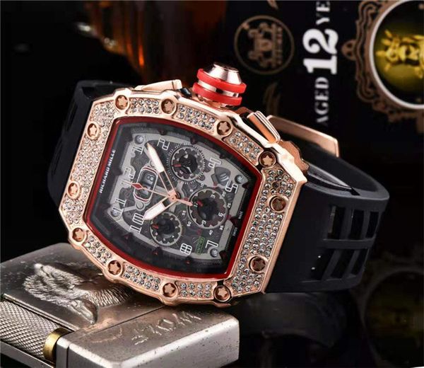 fashion men's luxury watch silicone band multifunction all small dial work business casual sport quartz watch, Slivery;brown
fashion men's luxury watch silicone band multifunction all small dial work business casual sport quartz watch, Slivery;brown
