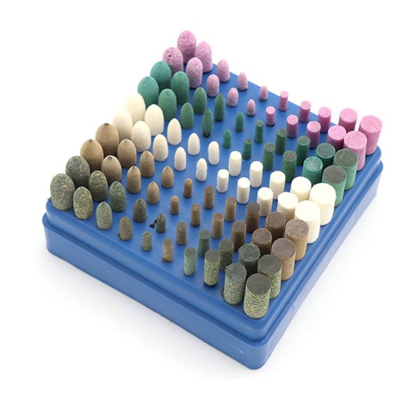 100pcs assorted mounted point grinding stone head wheel rubber leather polishing tips fit dremel electric grinder rotary tool
100pcs assorted mounted point grinding stone head wheel rubber leather polishing tips fit dremel electric grinder rotary tool