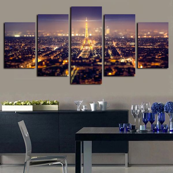 5 panels france, the eiffel tower night landscape artworks canvas wall art for kid home wall decor abstract poster canvas print oil painting
5 panels france, the eiffel tower night landscape artworks canvas wall art for kid home wall decor abstract poster canvas print oil painting