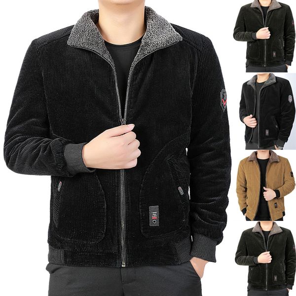 casaco jaqueta masculino chaqueta hombre coat men's new streetwear solid color casual warm and comfortable corduroy cotton coat, Black
casaco jaqueta masculino chaqueta hombre coat men's new streetwear solid color casual warm and comfortable corduroy cotton coat, Black