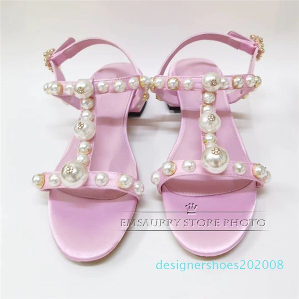 2020 new design string bead sandals women beading t-straps open toes sweet pink satin pearl decor banquet shoes woman d08, Black
2020 new design string bead sandals women beading t-straps open toes sweet pink satin pearl decor banquet shoes woman d08, Black