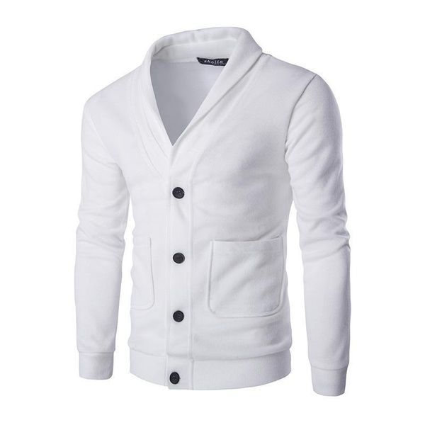 fashion men's cardigan sweater slim fit solid color knitwear korean style casual clothing male v-neck asian size, White;black
fashion men's cardigan sweater slim fit solid color knitwear korean style casual clothing male v-neck asian size, White;black