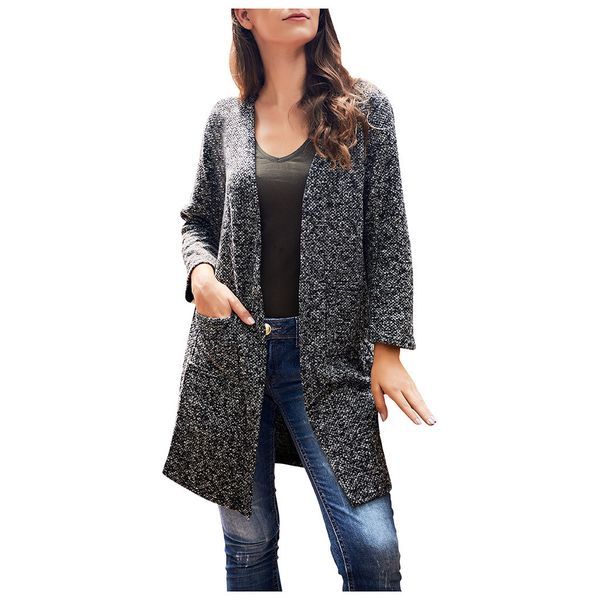 2019 new women long sleeve cardigan outwear jacket wool blend coat casual autumn winter elegant overcoat loose size, Black;brown
2019 new women long sleeve cardigan outwear jacket wool blend coat casual autumn winter elegant overcoat loose size, Black;brown