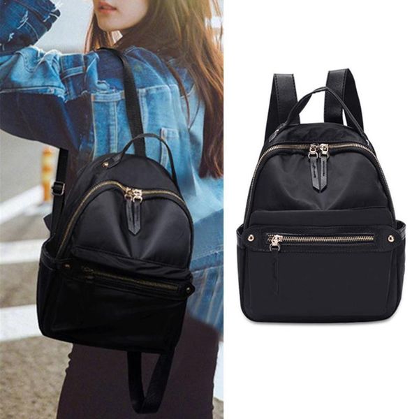 women fashion casual backpack oxford cloth canvas wild black simple backpacks anti-theft travel waterproof n6s3
women fashion casual backpack oxford cloth canvas wild black simple backpacks anti-theft travel waterproof n6s3