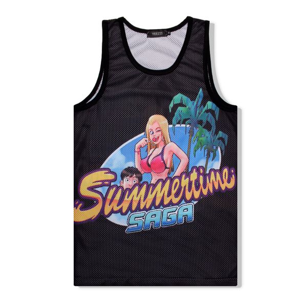 tank single mesh summer undershirt quick drying seaside vacation bodybuilding leisure sleeveless vest, White;black
tank single mesh summer undershirt quick drying seaside vacation bodybuilding leisure sleeveless vest, White;black