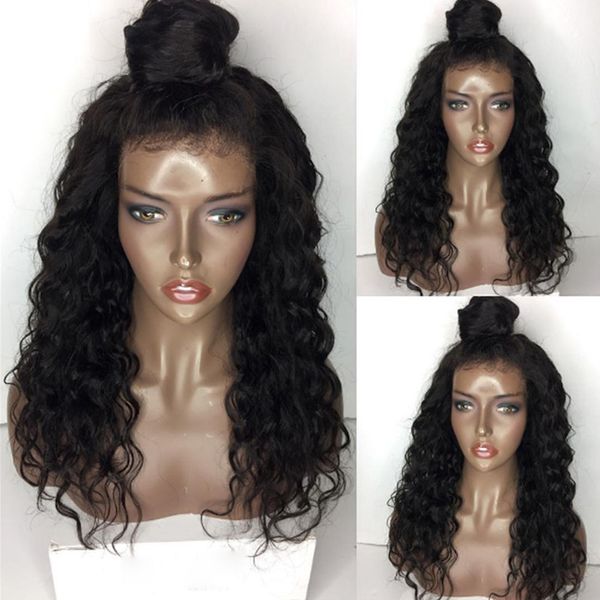 9a pre plucked human hair wigs for black women water wave brazilian virgin glueless full lace wigs with baby hair front lace wig, Black;brown
9a pre plucked human hair wigs for black women water wave brazilian virgin glueless full lace wigs with baby hair front lace wig, Black;brown