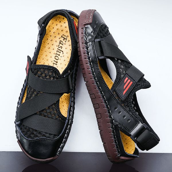 quality new summer fashion men's sandals breathable men shoes beach sandals man outdoor casual shoes roman slippers size 39-48, Black
quality new summer fashion men's sandals breathable men shoes beach sandals man outdoor casual shoes roman slippers size 39-48, Black