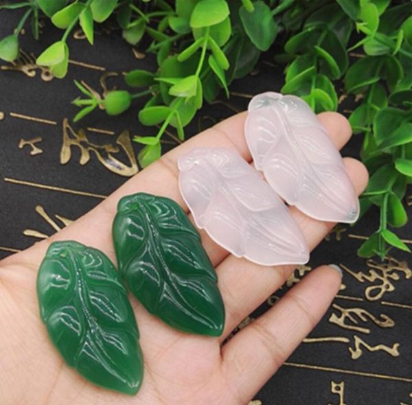 1pc factory direct sale natural green chalcedony leaves white agate leaves pendants jade wholesale, Silver
1pc factory direct sale natural green chalcedony leaves white agate leaves pendants jade wholesale, Silver
