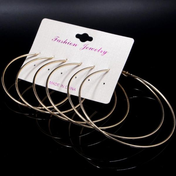 simple trendy 3 pairs/1 set large circle earrings for women earring fashionable girls wedding traveling outdoor valentine gift, Golden;silver
simple trendy 3 pairs/1 set large circle earrings for women earring fashionable girls wedding traveling outdoor valentine gift, Golden;silver