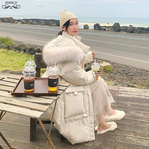 winter white jacket coat women 2019 new style fur hooded plus size fashion long down cotton parkas lady female hj204, Black
winter white jacket coat women 2019 new style fur hooded plus size fashion long down cotton parkas lady female hj204, Black