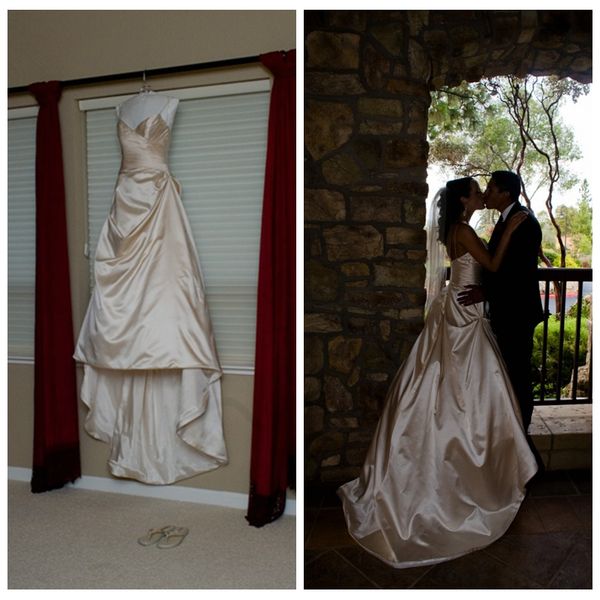 elegant spaghetti straps satin wedding dresses a-line with ruffled skirt champagne wedding dresses zipper up bridal gowns robe de soiree, White
elegant spaghetti straps satin wedding dresses a-line with ruffled skirt champagne wedding dresses zipper up bridal gowns robe de soiree, White
