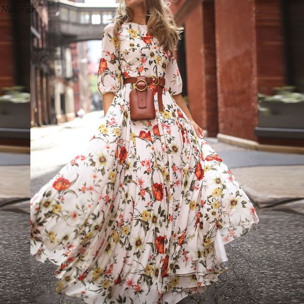 nadafair boho цветочные maxi платье женщина плюс размер высокой талией o шеи printed элегантный summer beach длинные платья женский vestidos, Black;pink
nadafair boho цветочные maxi платье женщина плюс размер высокой талией o шеи printed элегантный summer beach длинные платья женский vestidos, Black;pink