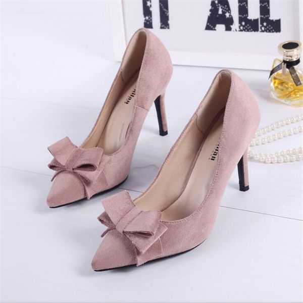 2019 spring wedding party women high heels shoes woman pumps fashion bow pointed shallow mouth female stilettos shoes, Black
2019 spring wedding party women high heels shoes woman pumps fashion bow pointed shallow mouth female stilettos shoes, Black