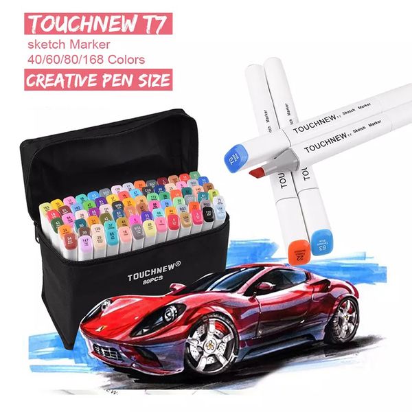 168 colors touchnew t7 sketch art markers pen brush set dual headed oily alcohol manga animation drawing painting art supplies
168 colors touchnew t7 sketch art markers pen brush set dual headed oily alcohol manga animation drawing painting art supplies