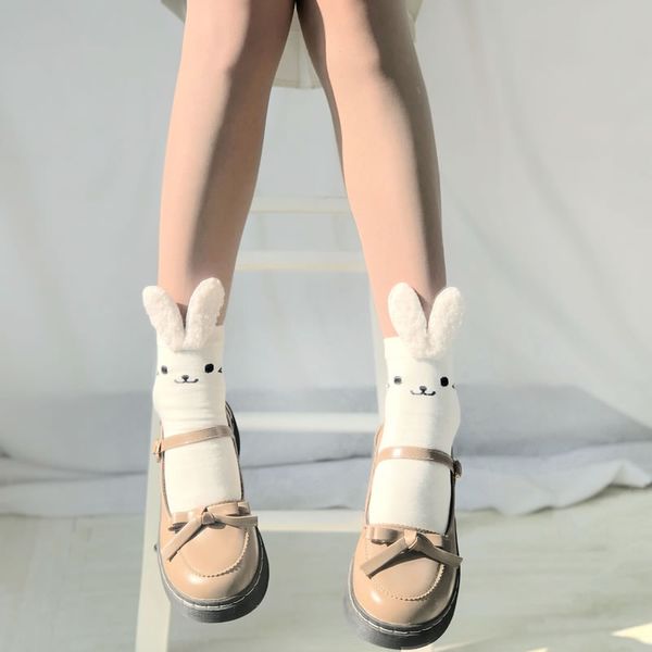 cute three-dimensional ear socks japanese cotton soft girl lolita girl middle tube socks korean cartoon versatile, Black;white
cute three-dimensional ear socks japanese cotton soft girl lolita girl middle tube socks korean cartoon versatile, Black;white