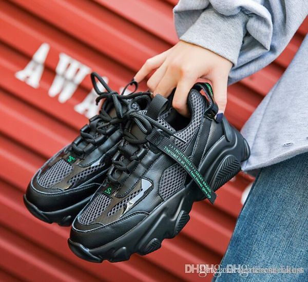 2020 fashion geninue leather women shoes light and breathable sports shoes casual shoes, Black
2020 fashion geninue leather women shoes light and breathable sports shoes casual shoes, Black