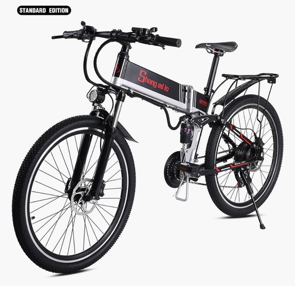 new electric bike 21 speed 10ah 48v 500w 110km built-in lithium battery e bike electric 26" off road bicycle folding, Silver;blue
new electric bike 21 speed 10ah 48v 500w 110km built-in lithium battery e bike electric 26" off road bicycle folding, Silver;blue