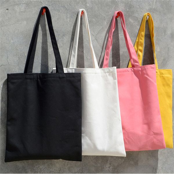 2020 women solid canvas casual tote shoulder bags for girls female diy handbags eco friendly shopping bag
2020 women solid canvas casual tote shoulder bags for girls female diy handbags eco friendly shopping bag