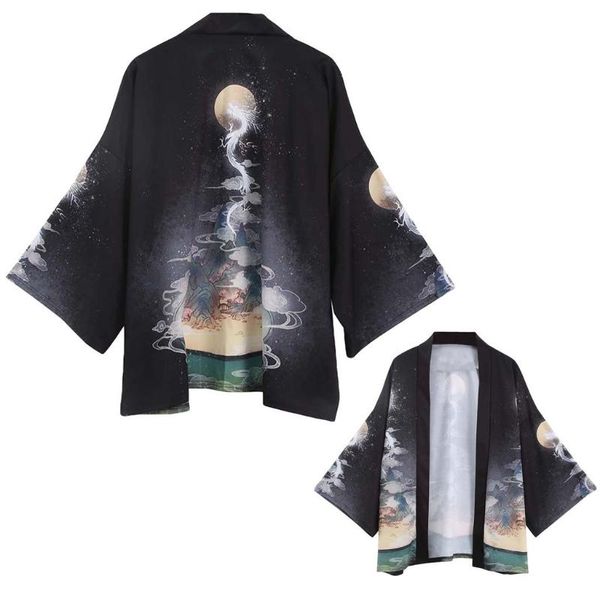 japanese kimono mens harajuku japanese shirts fashion national print shirts loose yukata summer camisas dos homens, White;black
japanese kimono mens harajuku japanese shirts fashion national print shirts loose yukata summer camisas dos homens, White;black