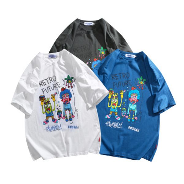 mens summer t shirt fashion casual men and women t shirts new arrival couple tees with printed 3 colors size m-2xl ph-yf20564, White;black 
mens summer t shirt fashion casual men and women t shirts new arrival couple tees with printed 3 colors size m-2xl ph-yf20564, White;black