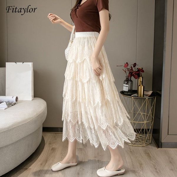 skirts fitaylor elastic high waist lace women spring autumn elegant casual a-line black khaki long pleated skirt
skirts fitaylor elastic high waist lace women spring autumn elegant casual a-line black khaki long pleated skirt