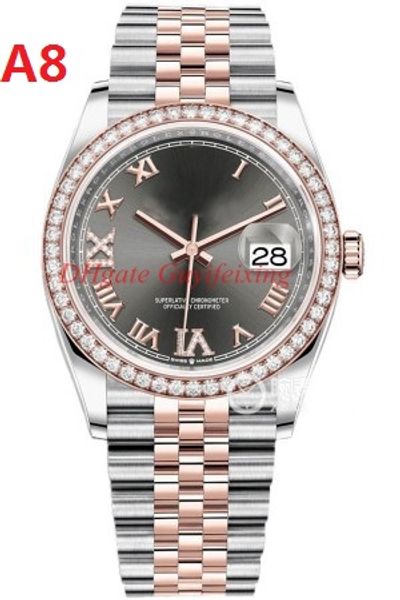 luxury lady lover watches with box diamond 36mm 126284 126283 126281 178384 179171 mens automatic movement watch christmas gift, Slivery;brown
luxury lady lover watches with box diamond 36mm 126284 126283 126281 178384 179171 mens automatic movement watch christmas gift, Slivery;brown