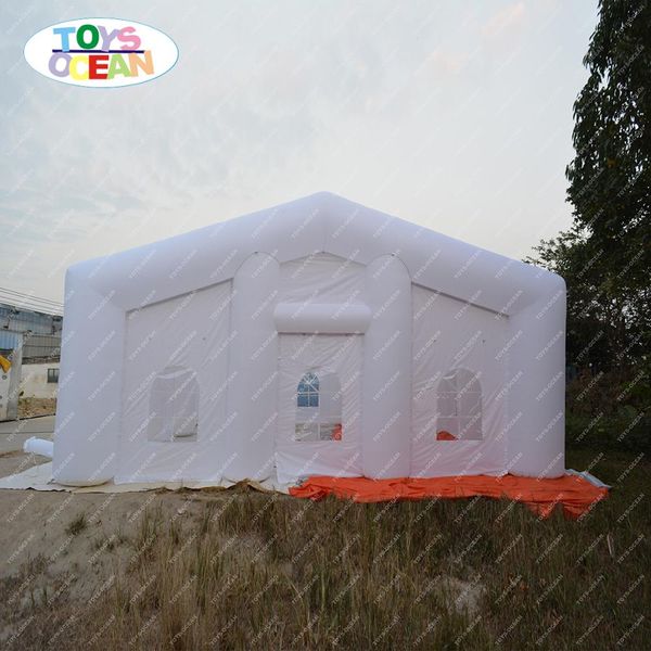outdoor white inflatable trade fair tent for party event wedding 
outdoor white inflatable trade fair tent for party event wedding