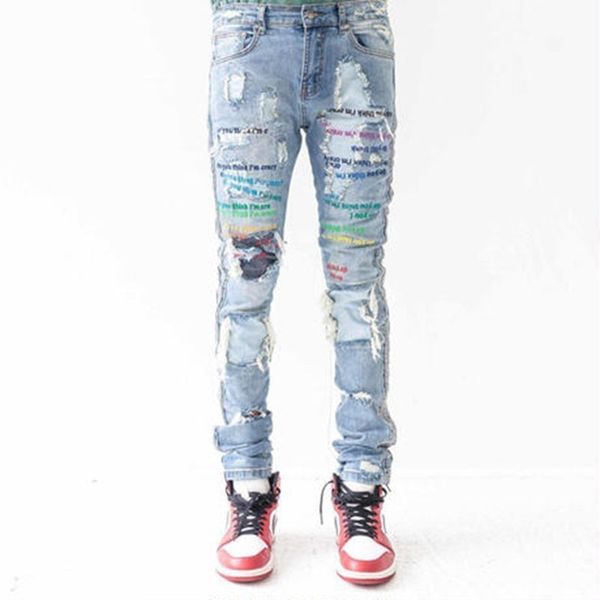 bravado jeans do you think i am crazy vintage street fashion pants hole comfortable men and women couple trousers hfwpkz071, Black
bravado jeans do you think i am crazy vintage street fashion pants hole comfortable men and women couple trousers hfwpkz071, Black